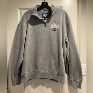 Blue 84 UGA SEC Champions 2017 quarter zip pullover